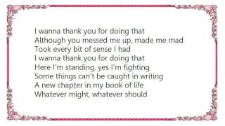 Heideroosjes - Thank You For Messing Me Up Lyrics