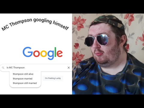 MC Thompson googling himself