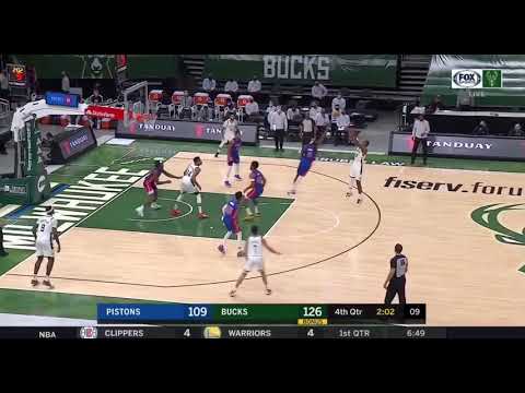 19 Year Old Isaiah Stewart BULLIES 2x MVP Giannis Antetekoumpo