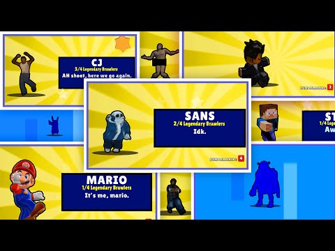 Best Weird Stuff Unlocked in Brawl Stars (Compilation)