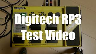 Video thumbnail for Digitech RP3 Test video by Tone Works