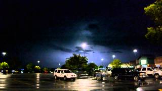 preview picture of video 'Lightning from Severe Thunderstorm (Travelers Rest, SC) 6/10/2014'