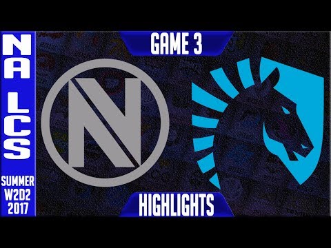 Team Envy vs Team Liquid Highlights Game 3 | NA LCS Week 2 Day 2 Summer 2017 | NV vs TL G3