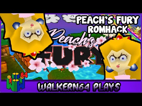 FIRST TIME PLAYING PEACH'S FURY AND I ACTUALLY FINISHED IT (SM64 ROMHACK)