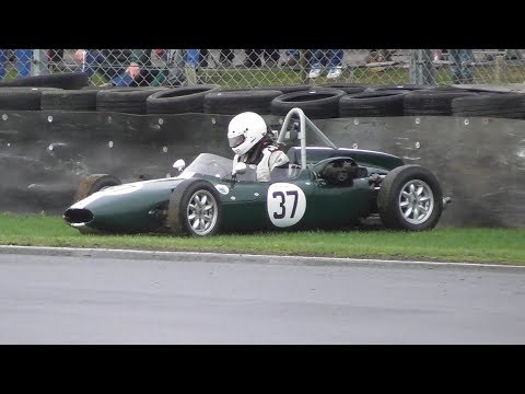 Historic Formula Ford Crash - Castle Combe Autumn Classic - 6/10/18