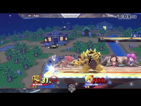 HSV - HY | D~Pollo (Bowser) Vs. SL | Rollo (Toon Link) Losers Bracket - Smash 4