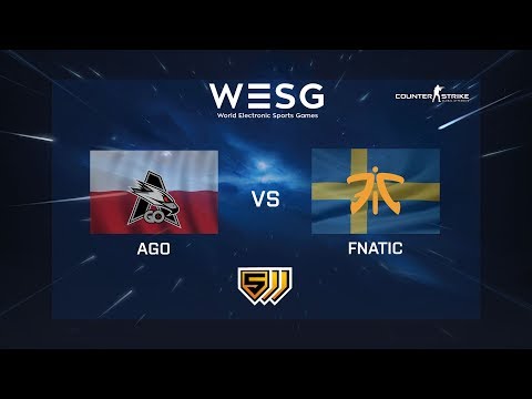 fnatic vs AGO - de_cache - WESG 2018 - Group Stage
