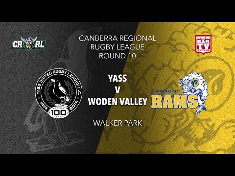 2019 Canberra Region RL - Round 10 - Yass Magpies v Woden Valley Rams