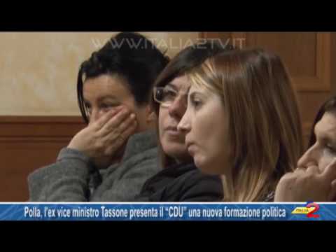 Polla, l’ex vice ministro Tassone presenta il “CDU” una nuova formazione politica