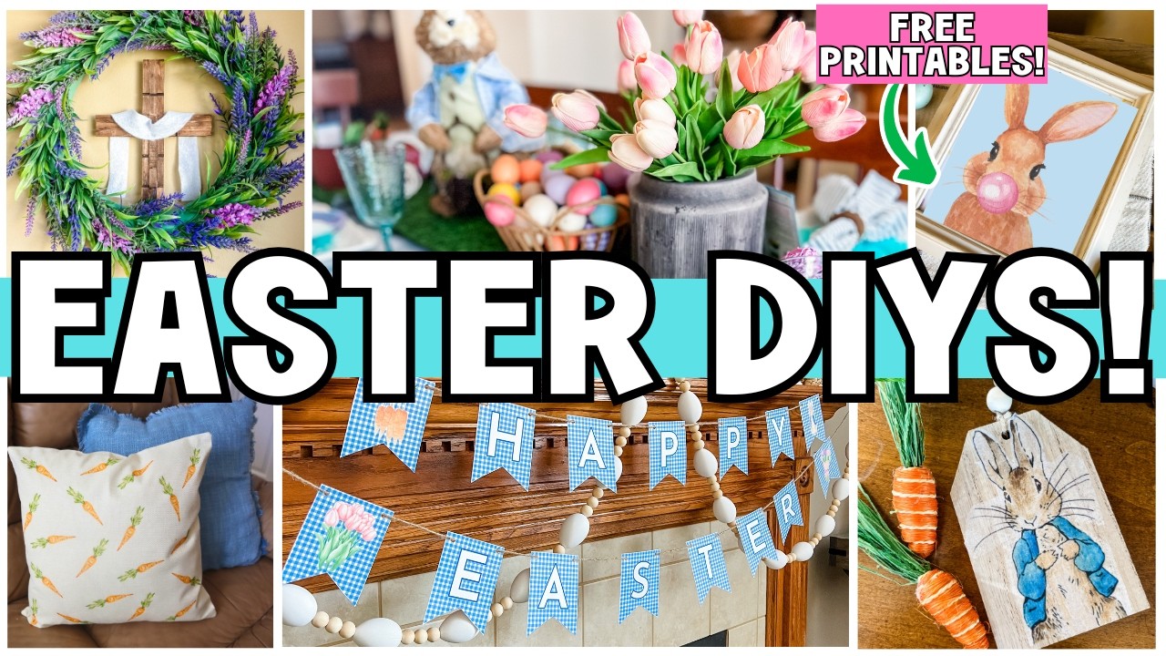 Spring is Here! Easter Decor DIY Ideas on a Budget 💌 Dollar Tree & more Crafts that look high end!