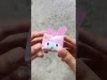 DIY My Melody Paper Squishy 🐰🍧🎀 #shorts #diy #mymelody #cute