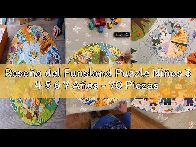 Vídeo relacionado con Funsland Puzzle Madera Niños 3 Años - 6 Sets 30 Piezas Rompecabezas Madera Niños, Juguetes Montessori Infantiles Puzzles Animal Educativos Juguete Regalo Navidad para Niños Niñas de 3 4 5 Años