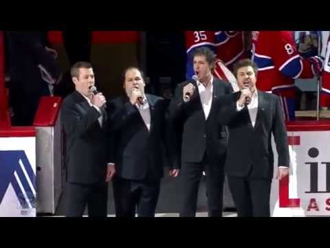 Quartom hymnes nationaux/national anthems Dec. 16 2014 - Centre Bell