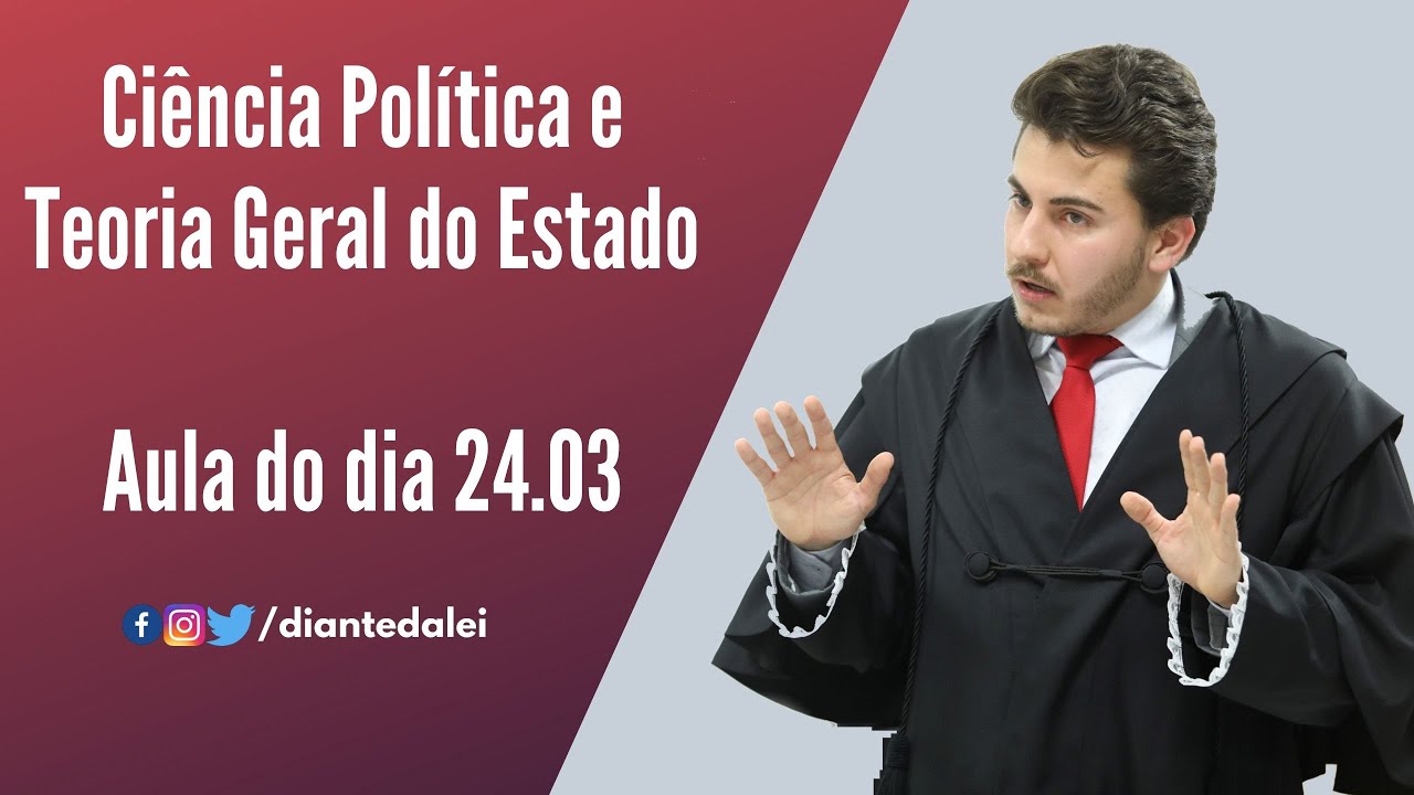 Aula de Ciência Política e Teoria Geral do Estado - 24.03.2020