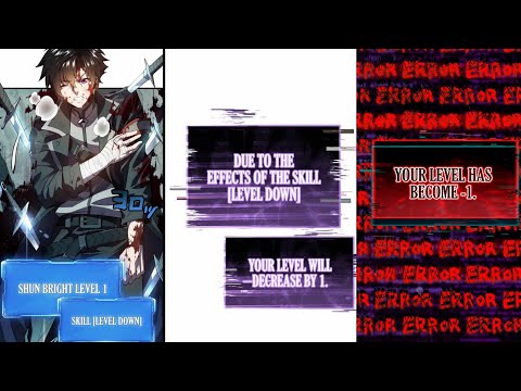 He Was Cursed To Level Down Forever, But At Level -1 He Became A God | Recap