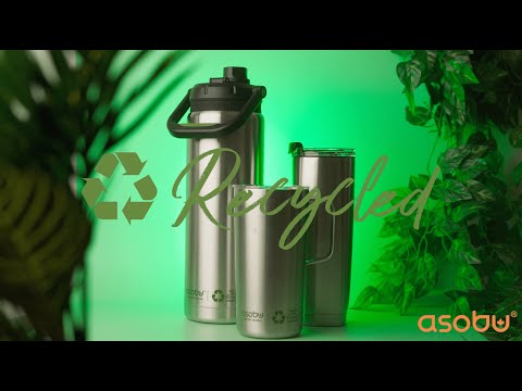 Asobu Recycled - 91% Recycled Stainless Steel Drinkware