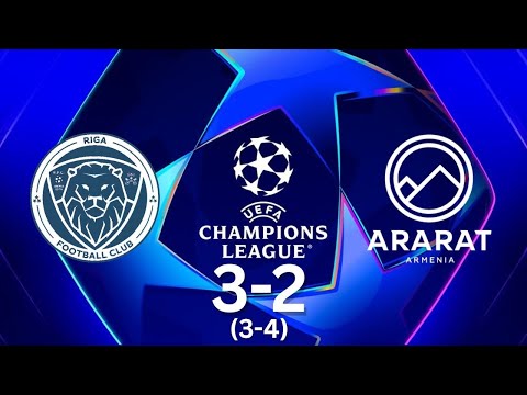 FC Riga 3-2 FC Ararat-Armenia Erevan