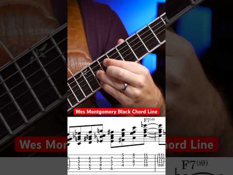 Discover the Must-Know Wes Montgomery Block Chord Line! #wesmontgomery #jazzguitar