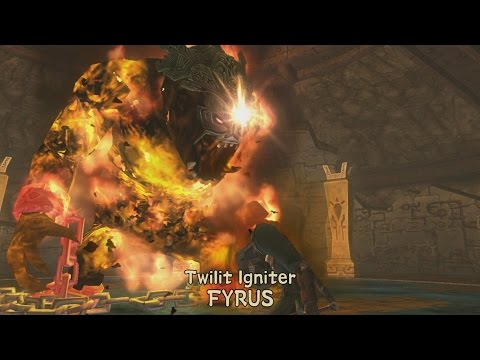 Twilit Igniter FYRUS Boss Fight - The Legend of Zelda: Twilight Princess HD