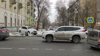 ДТП на пересечении улиц Советской Армии и Тихвинской в Самаре