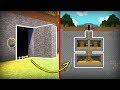 Minecraft How To Build A Secret Base Tutorial Easy Hidden House