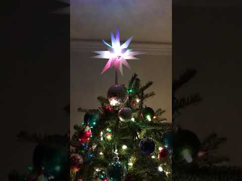 3D printed Christmas Tree 26 point Moravian Star with addressable Leds