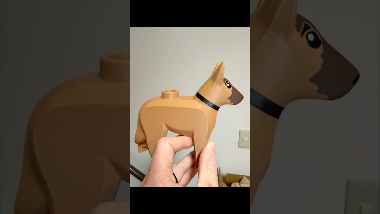 Dog Meat as a Lego. #shorts #fallout #bambulab