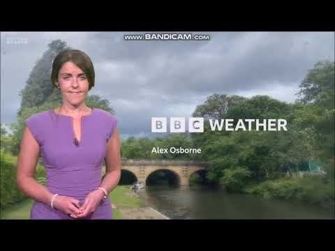 (HD) Alex Osbourne BBC ONE South Today weather July 22nd 2023 - 60 fps