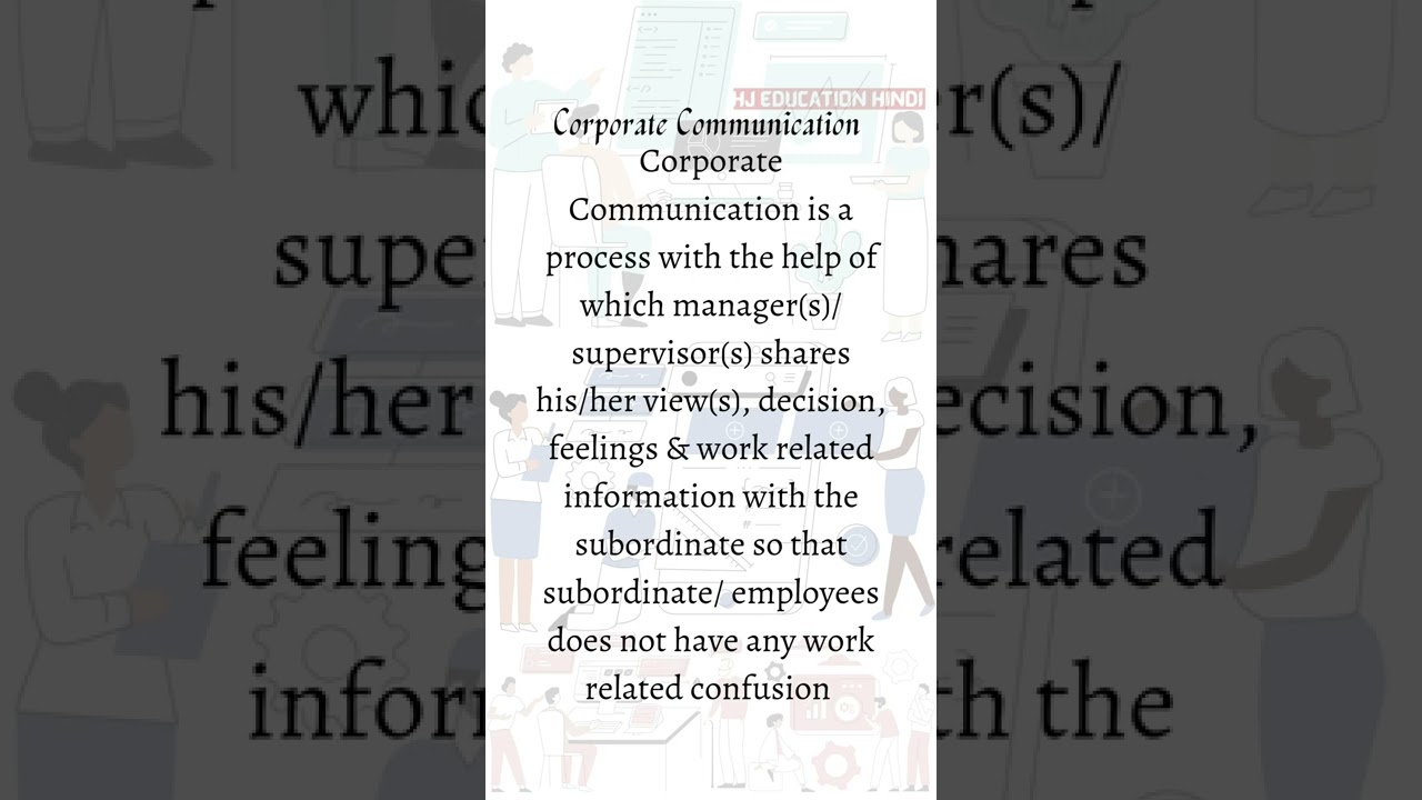 Corporate Communication | Corporate Communication kya hai