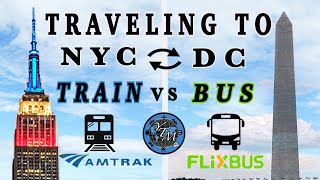 Traveling to NEW YORK ⇔ WASHINGTON DC, TRAIN vs BUS