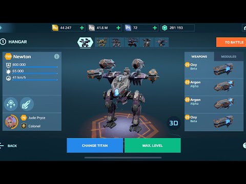Max 150 Newton Cryogenic Titan is on Live Server | Titán aniquilation Is here |War Robots Gameplay