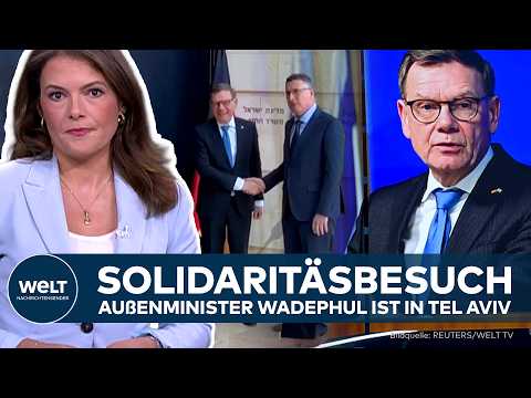 Video Thumbnail: ISRAEL: Solidaritätsbesuch von Außenminister Wadephul – Er erlebt in Tel Aviv Kriegsalltag hautnah