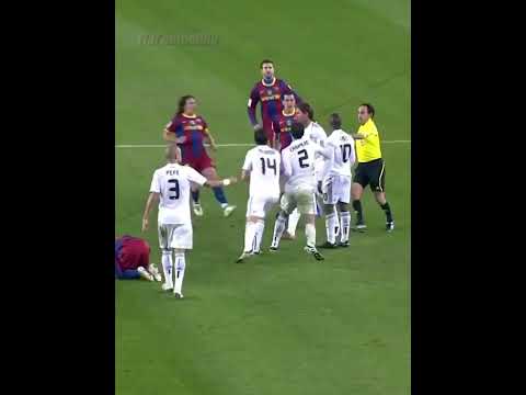 When Sergio Ramos fought with the Barcelona team 😳🤯🔥