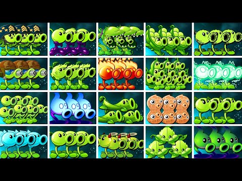 Tournament 20 PEA Plants Vs Team Gravestones NOOB - PRO - HACKER! - Who Will Win?