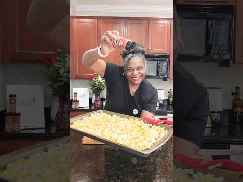 Part of a video titled How to make leftover Popcorn Crispy again! #shorts - YouTube