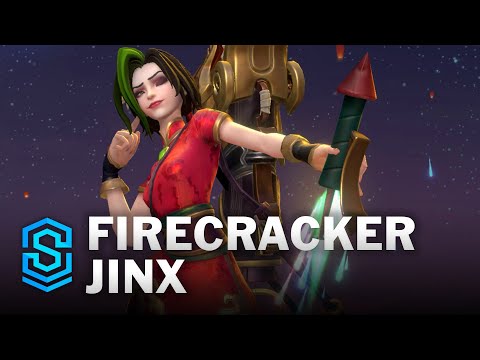 Firecracker Jinx Wild Rift Skin Spotlight
