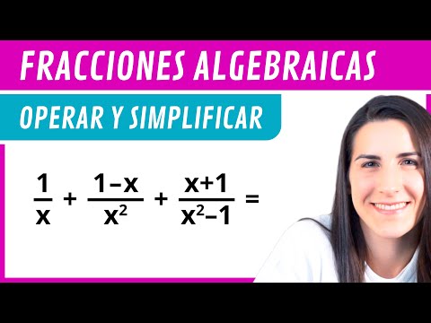 OPERACIONES con FRACCIONES ALGEBRAICAS 🍕 Ejercicio 1
