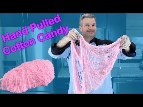 Hand Pulled Cotton Candy | How to Make Dragon's Beard