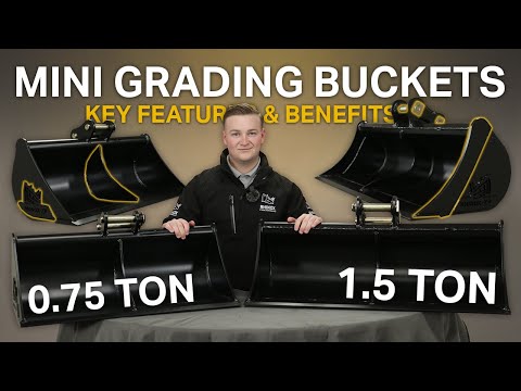RHINOX MINI GRADING BUCKETS - Key Features & Benefits!