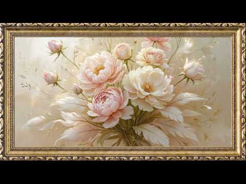 Framed Floral Painting | 8 Hours | TV wallpaper | 4K
