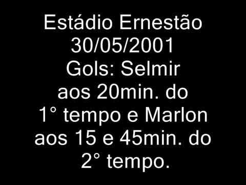 Joinville 3x0 Criciúma - 1º jogo da Final do Campeonato Catarinense 2001