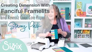 NEW Fanciful Framelits with Sandable Color Core Cardstock