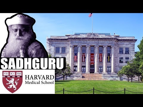 Sadhguru at Harvard Medical School