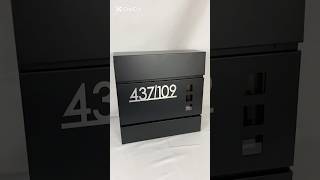 Mini SET: Číslo na dom + Poštová schránka BK.932.GCM čierna + AKCIA Gravír mien ZADARMO