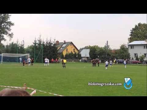 Błękitni Grzęska   Płomień Morawsko 31 08 2013 Przemysław Lasek na 3 do 0