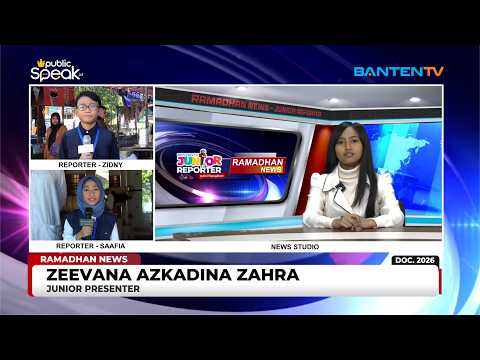 Video dokumentasi praktik panggung dan rekaman podcast siswa Speak Corner Public Speak ID Serang episode 8