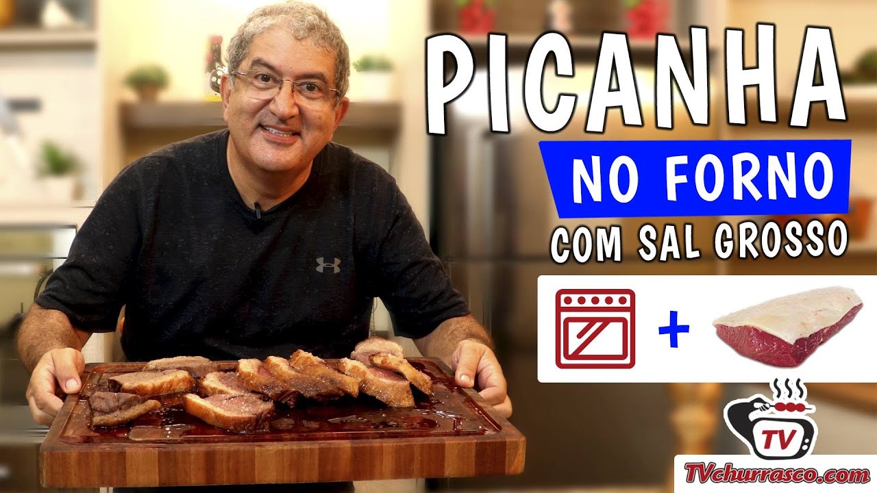Picanha no Forno com Sal Grosso - TvChurrasco