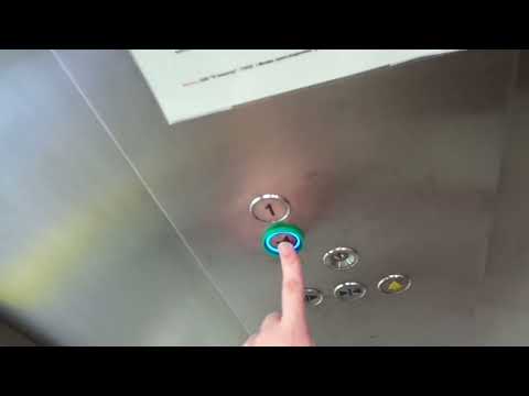 thyssenkrupp Synergy BLUE MRL Traction Elevator at Dream Island, Nagatinsky Backwater in Moscow, RUS