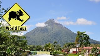 preview picture of video 'Voyage au Costa Rica, La Fortuna, le volcan Arenal (Travel Costa Rica) (around the world) video'