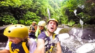 WHITE WATER RAFTING - BALI, INDONESIA!